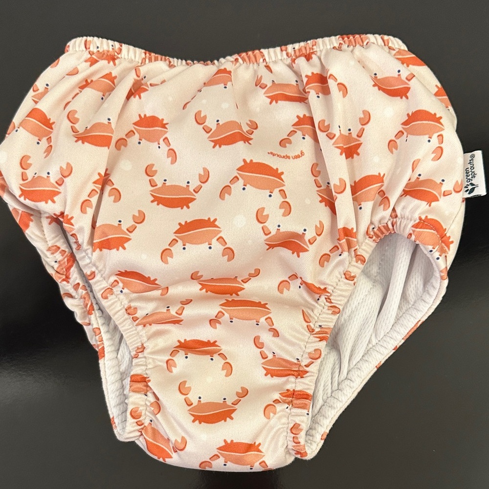 Adorable Crab Print Diaper Cover